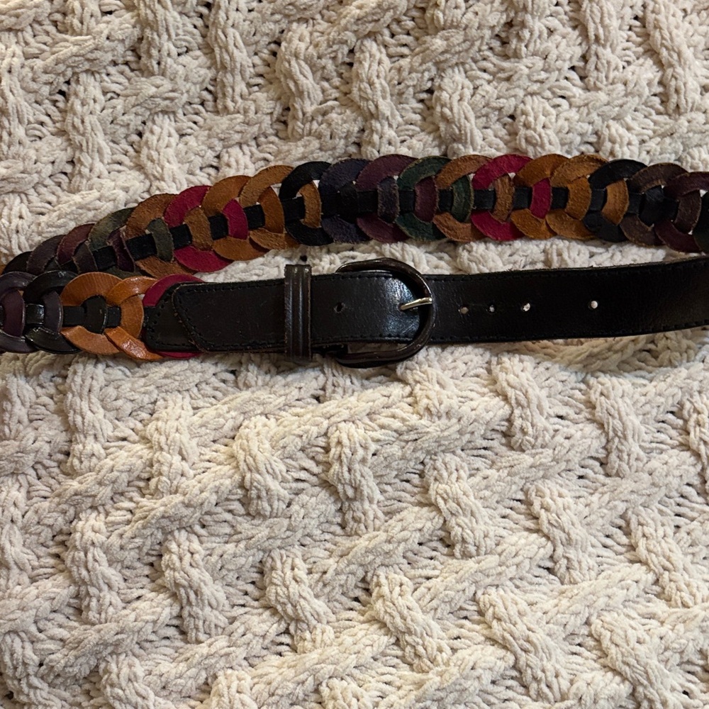 Leather Belt Vintage Small Women’s (fits like XS or XXS) - Picture 2 of 9